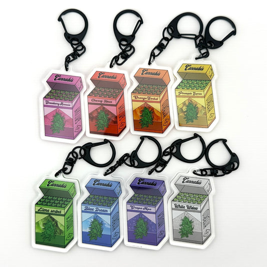 Canna- box keychains
